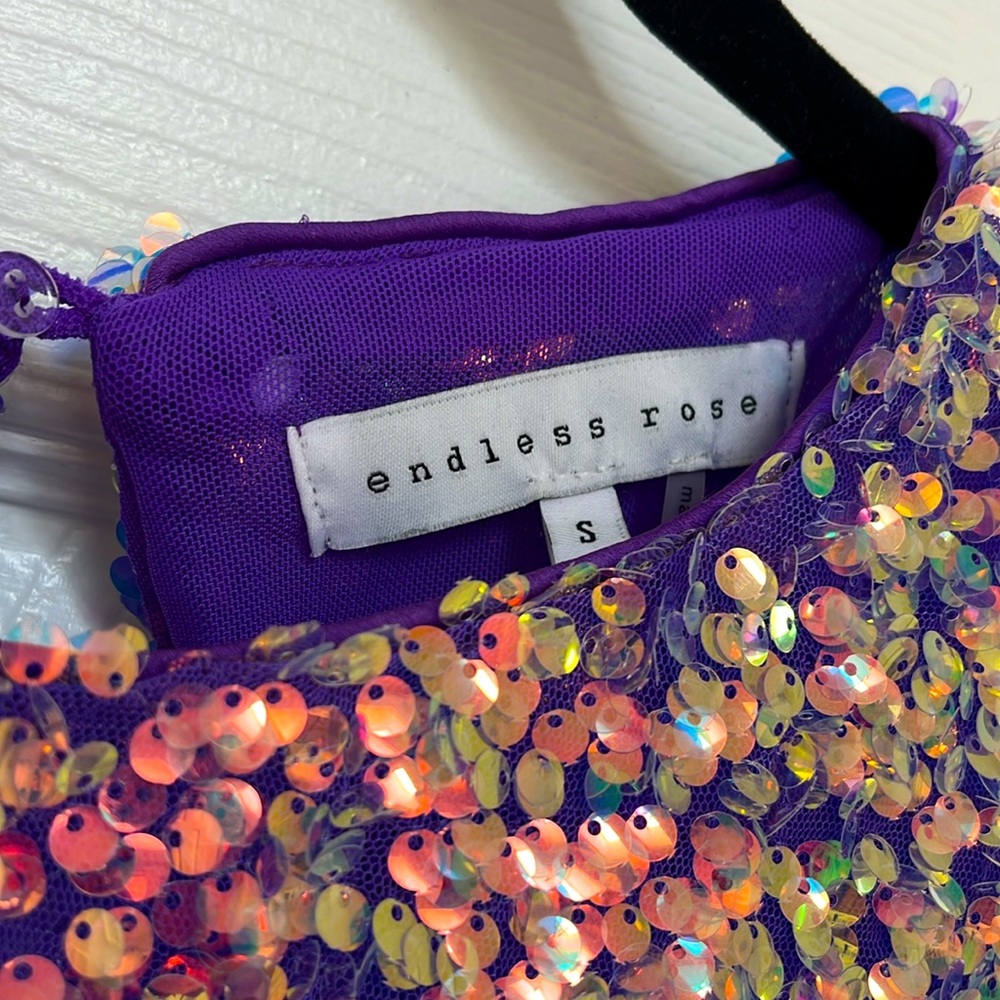 Endless Rose Multicolor Sequin Blouse - image 2